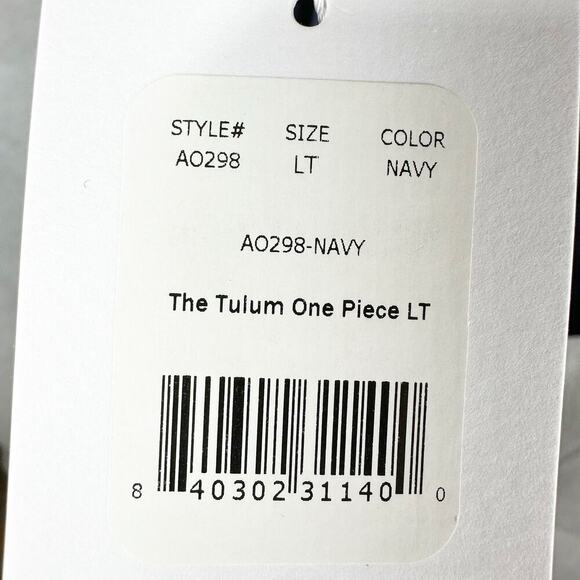 Andie The Tulum Navy One Piece Swimsuit Size LT
Long Torso - Picture 5 of 8